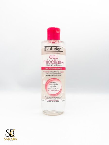 EVOLUDERM EAU MICELLAIRE DEMAQUILLANTE