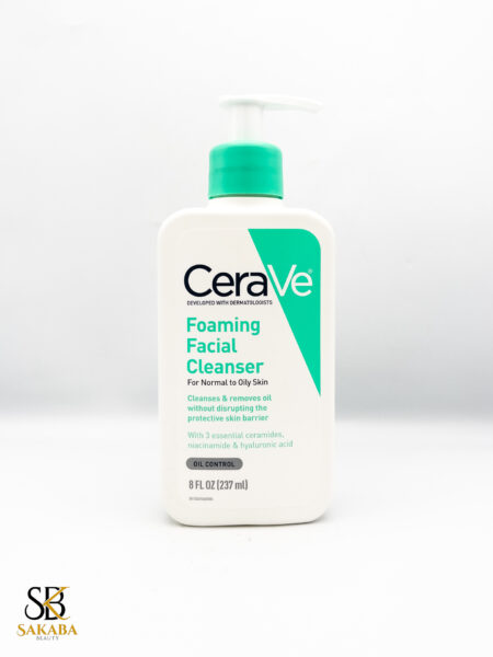 CERAVE FOAMING FACIAL CLEANSER FOR NORMAL