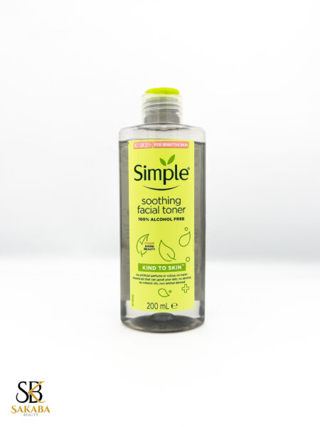 SIMPLE SOOTHING FACIAL TONER 100% ALCOHOL FREE