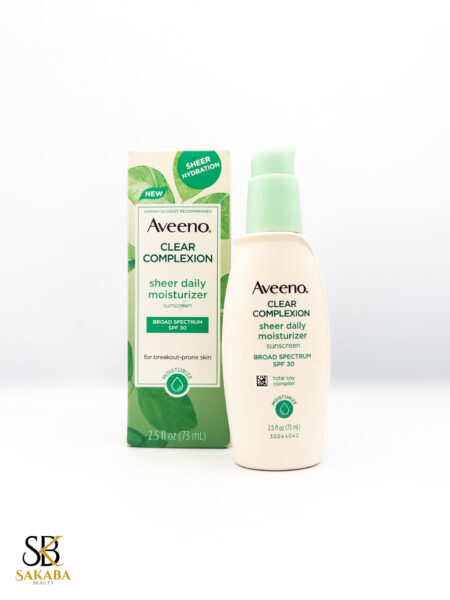 AVEENO CLEAR COMPLEXION SHEER DAILY MOISTURIZER
