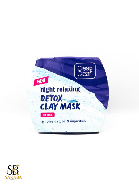 CLEAN & CLEAR NIGHT RELAXING DETOX CLAY MASK