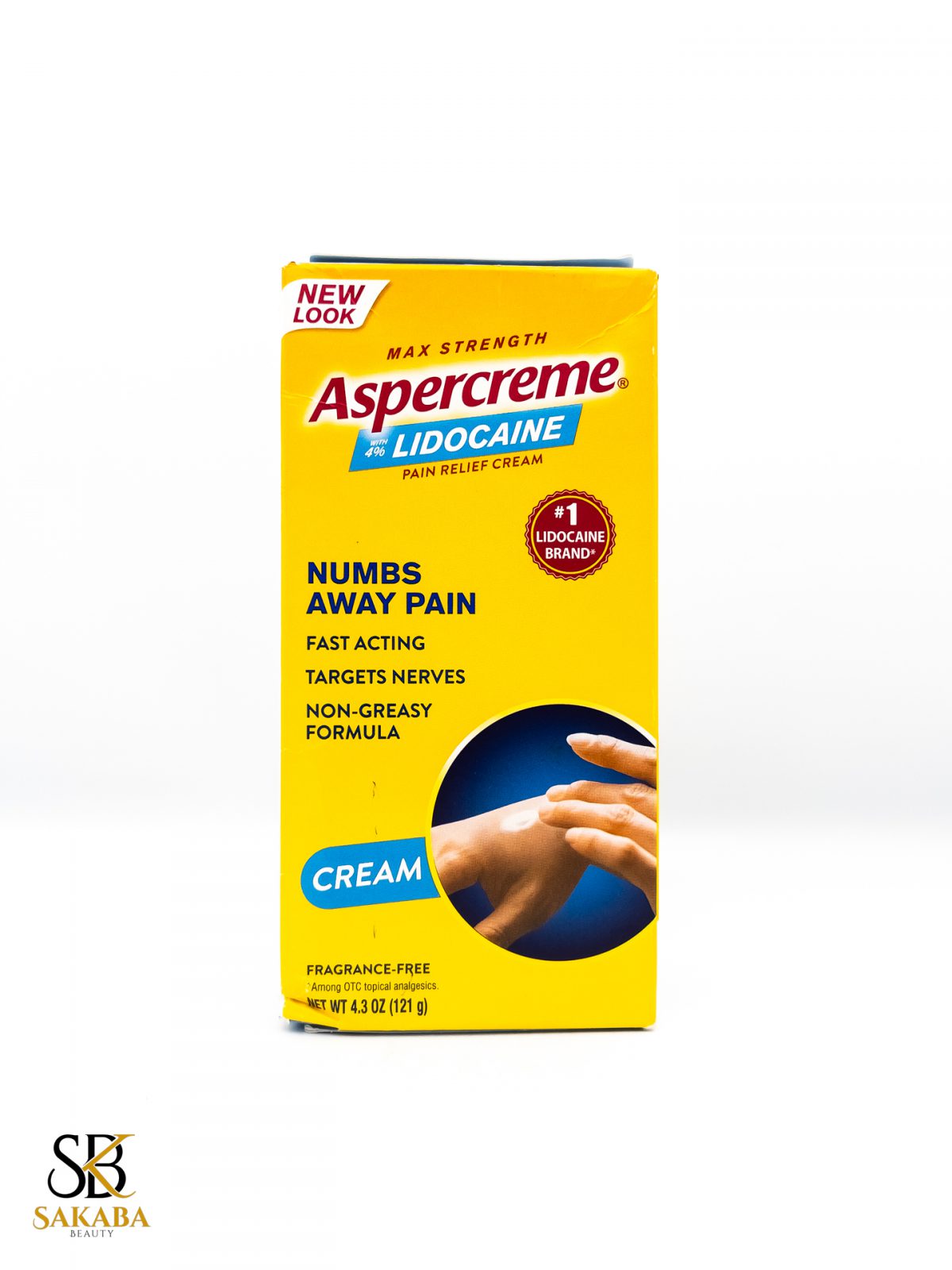 ASPERCREME LIDOCAINE NUMBS AWAY PAIN