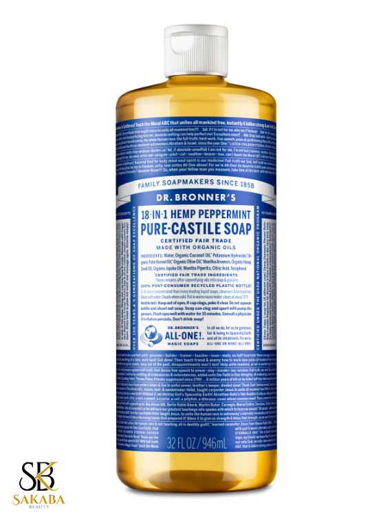 PURE-CASTILE LIQUID SOAP Peppermint